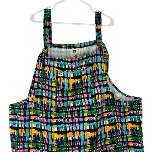 Lucy And Yak Original Dungaree Size 24 R Colorful Vinci Organic Cotton Corduroy - Picture 3 of 10